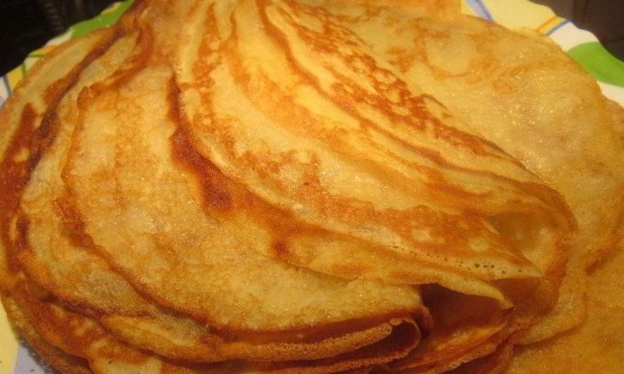 Рецепт блинчиков обычных