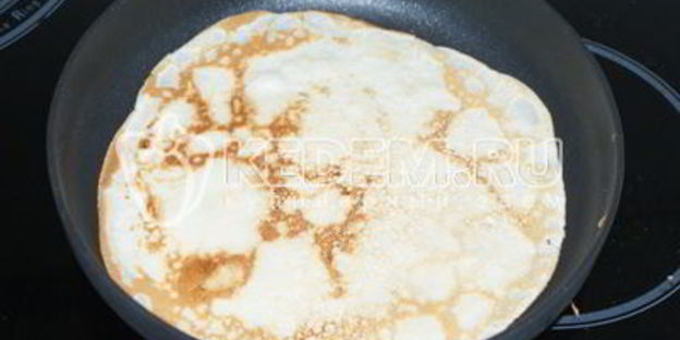 блинчики с бананом и шоколадом