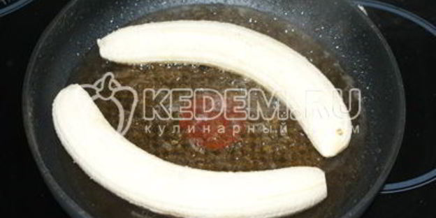 блинчики с бананом и шоколадом