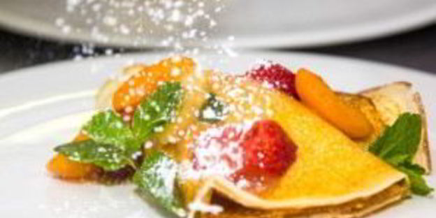 блинчики с фруктами