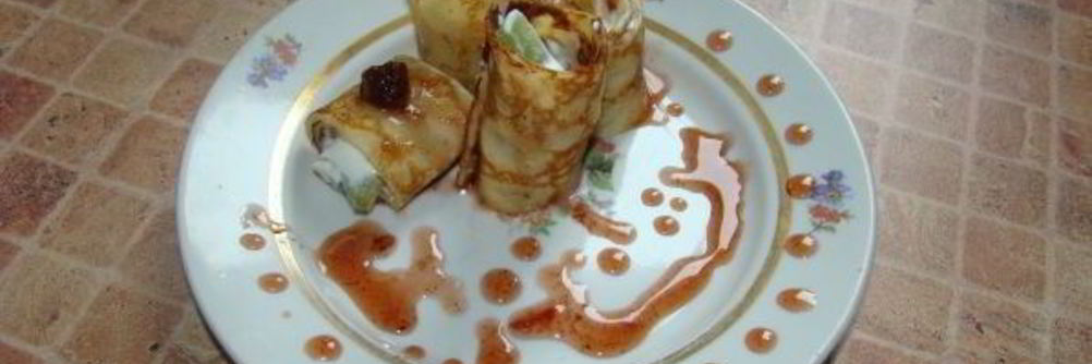 Блинчики с киви