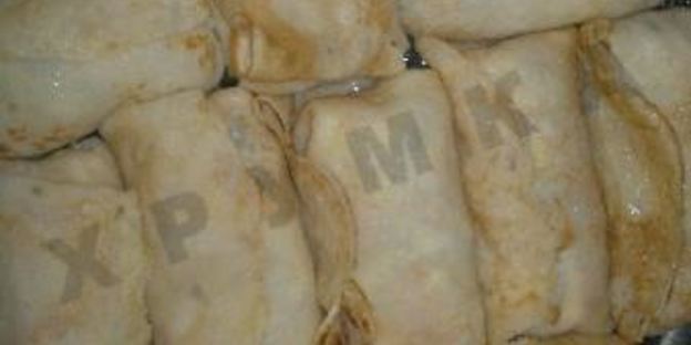 блинчики с колбаской