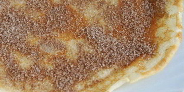 блинчики с корицей и сахаром