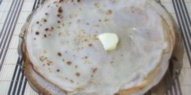 блинчики с красной рыбой