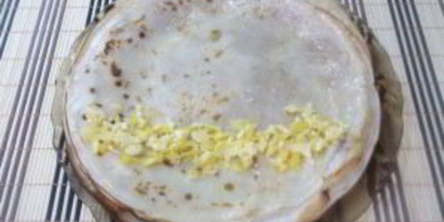 блинчики с красной рыбой