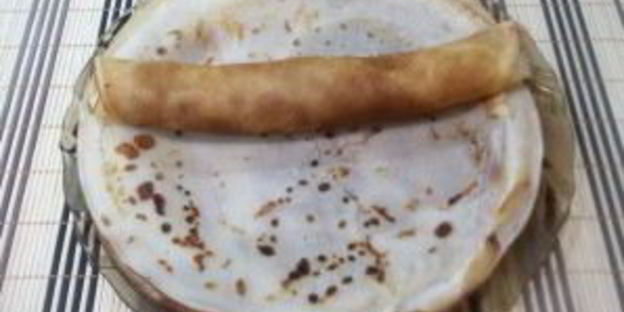 блинчики с красной рыбой