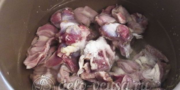 блинчики с куриными желудками