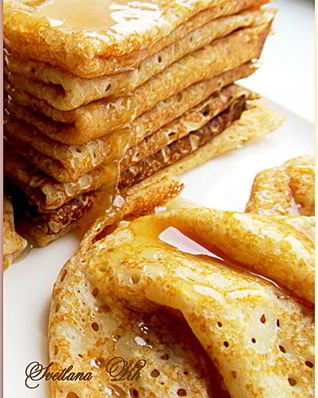 Блинчики с медом