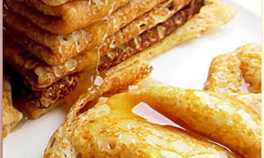 Рецепт блинчиков с медом