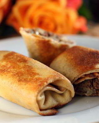 Блинчики с мясом