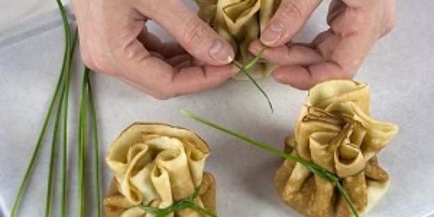 блинчики с овощами