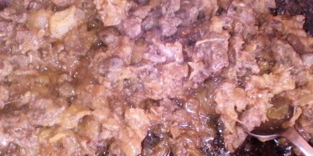 блинчики с печенью и яблоком