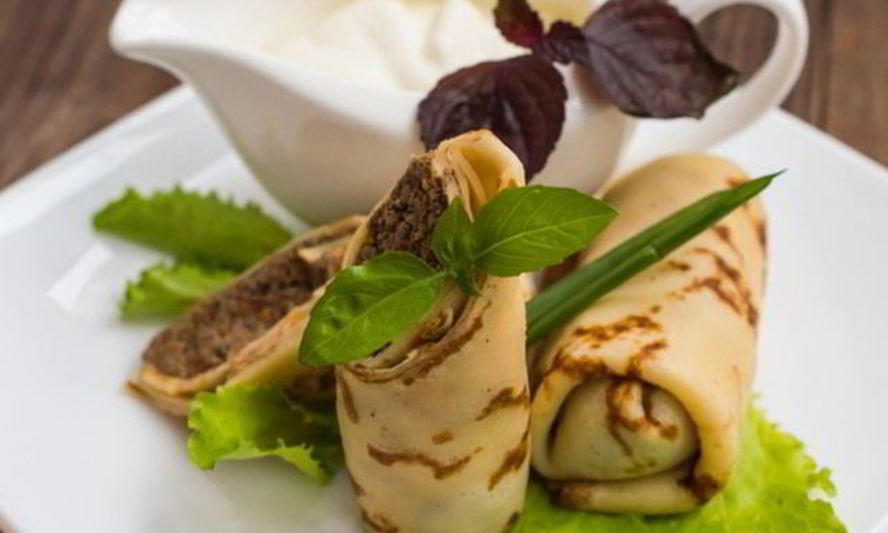 Рецепт блинчиков с печенью трески