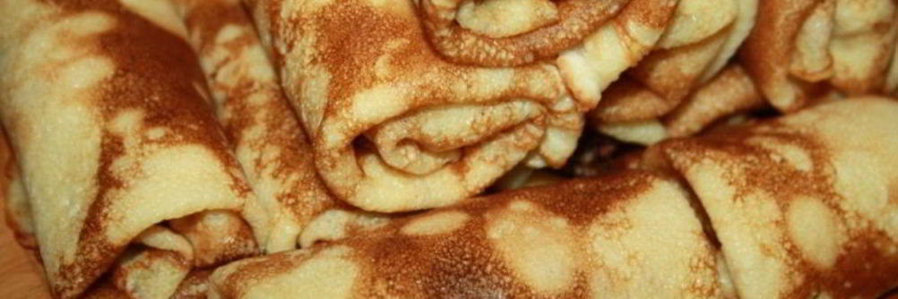 Блинчики с рубленой курицей