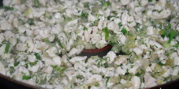 блинчики с рубленой курицей