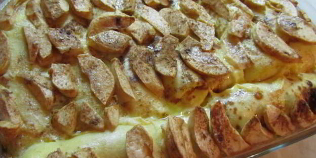 блинчики с творогом, запеченные в сливках