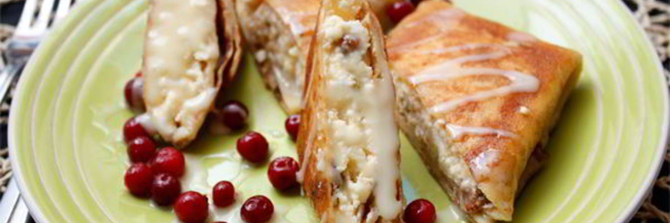 Блинчики с творогом