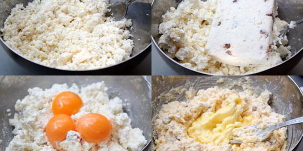 блинчики с творогом