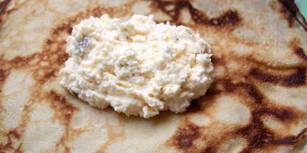 блинчики с творогом