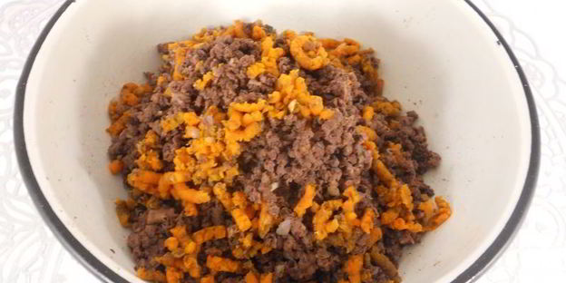 блинчики со свиным сердцем и легкими