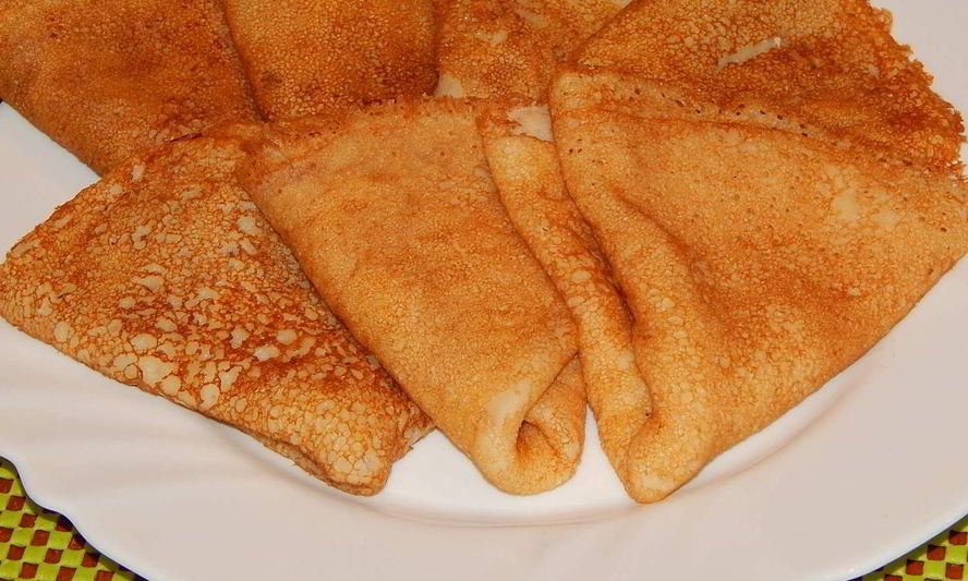 Рецепт блинчиков тонких