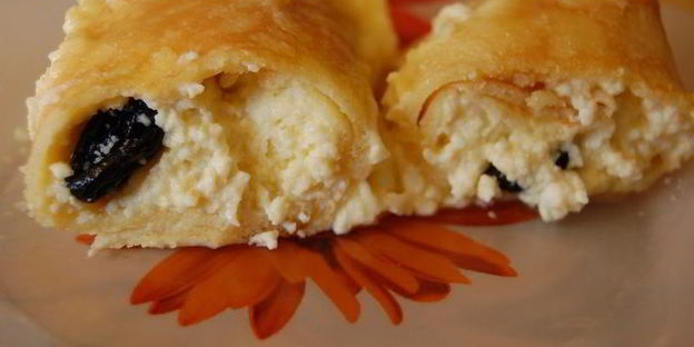 блинчики в ванильном соусе