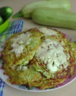 Блины из кабачков с манкой