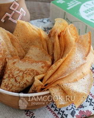 Блины из полбяной муки