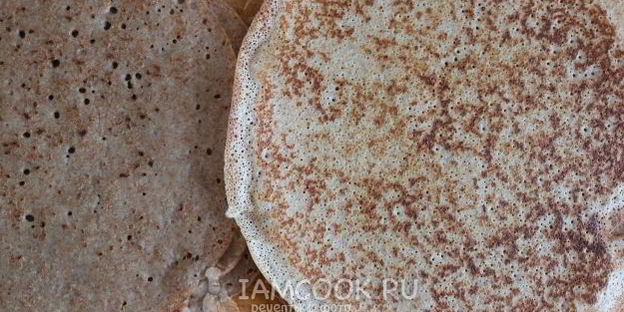 блины из полбяной муки