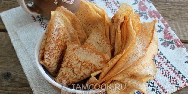 блины из полбяной муки