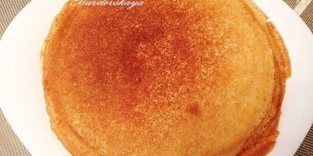 блины на кипятке