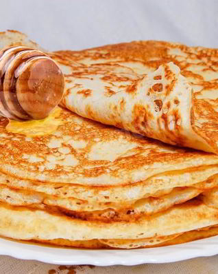 Блины на кислом молоке пышные