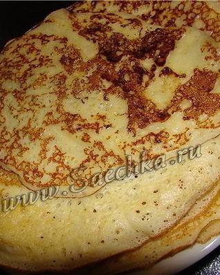 Блины овсяные