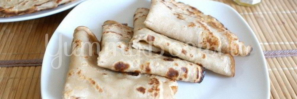 Блины с гречневой мукой