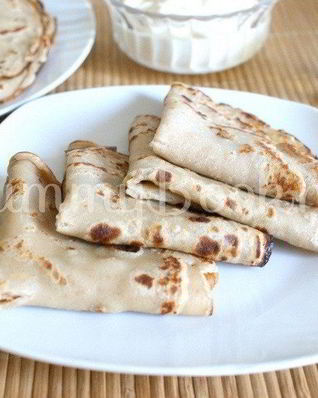 Блины с гречневой мукой