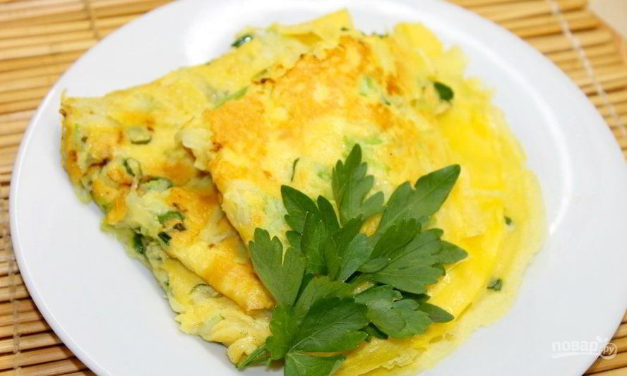 Рецепт блинов с кабачками