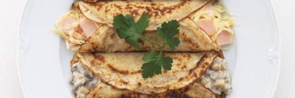 Блины с курицей