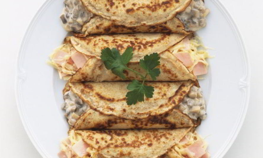 Рецепт блинов с курицей