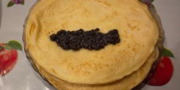 блины с маковой начинкой