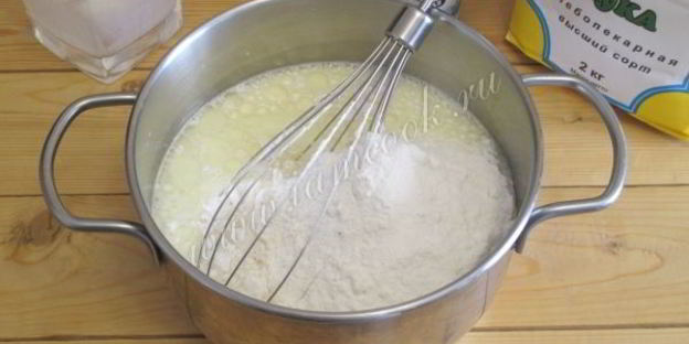 блины с припеком из сыра и зелени