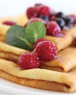 Блины с топленым маслом