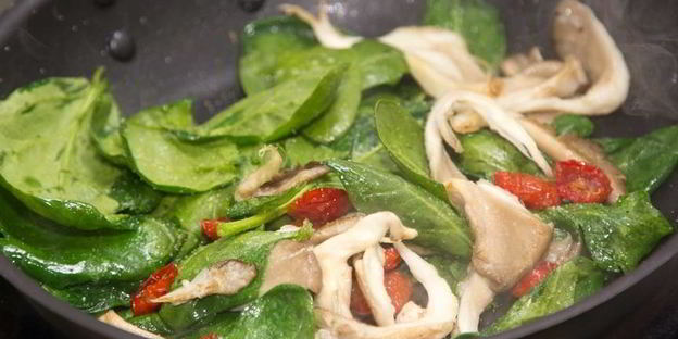 блины с вешенками