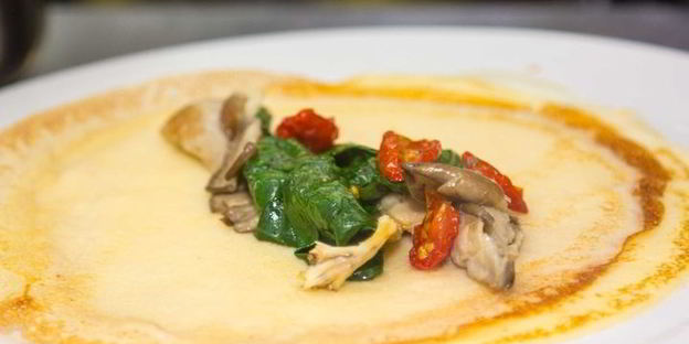 блины с вешенками