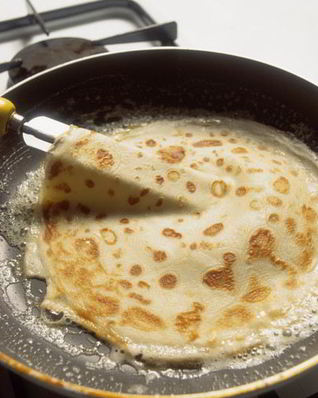 Блины с зеленью