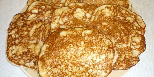 блины сдобные пшеничные