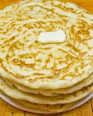 Блины толстые на молоке