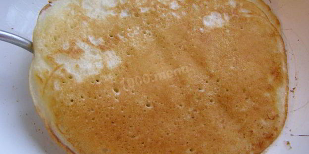 блины толстые пышные