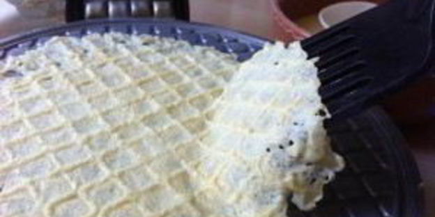 блины в вафельнице