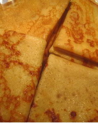 Блины вегетарианские на молоке