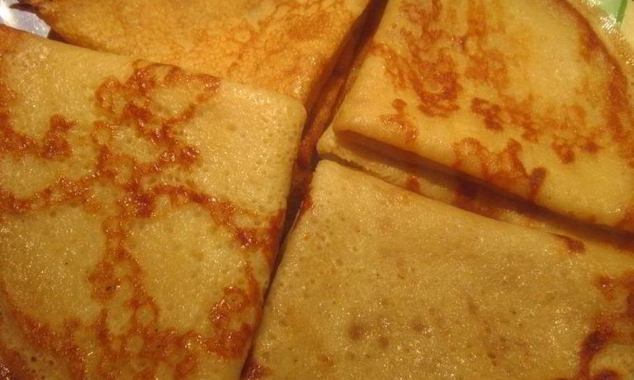 Рецепт блинов вегетарианских на молоке